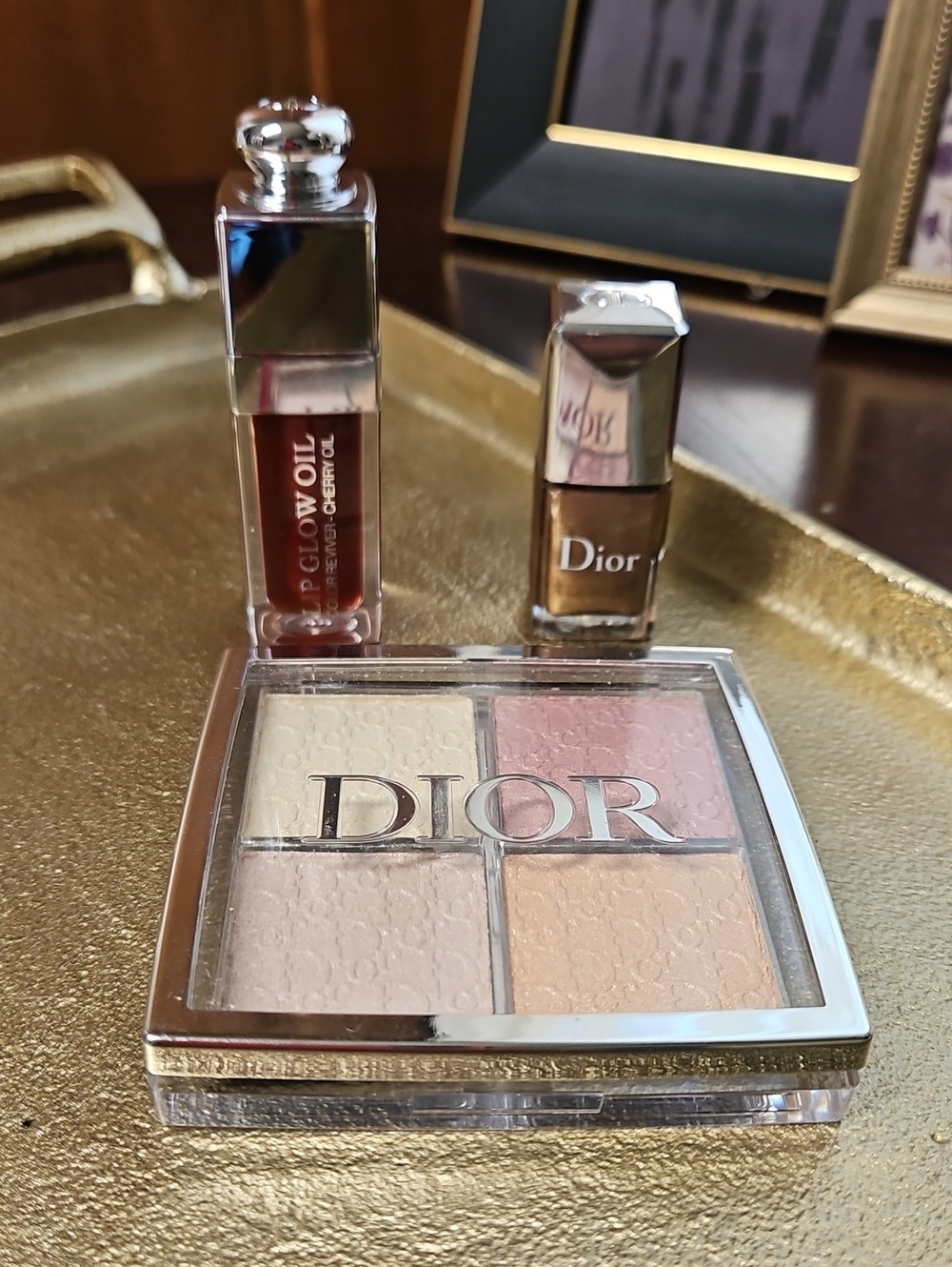 Dior Highlighting Palette & Lip Glow Duo in Pink and Gold